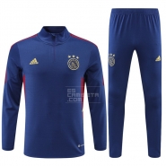 Chandal de Sudadera del Ajax 22-23 Azul Chandal de Sudadera del Ajax 22-23 Azul