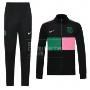 Chandal de Chaqueta del Barcelona 20/21 Rosa y Verde