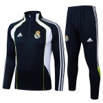 Chandal de Sudadera del Real Madrid Nino 25-26 Negro Blanco Chandal de Sudadera del Real Madrid Nino 25-26 Negro Blanco