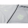 Chandal con Capucha del Barcelona 2025 Gris