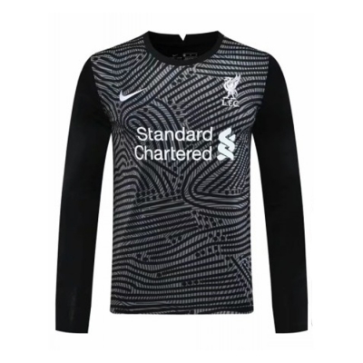 Manga Larga Camiseta Liverpool Portero 20-21 Negro