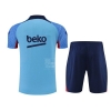 Chandal del Barcelona Manga Corta 22-23 Azul - Pantalon Corto