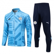Chandal de Chaqueta del Manchester City 22-23 Azul Claro Chandal de Chaqueta del Manchester City 22-23 Azul Claro