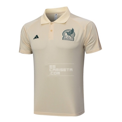 Camiseta Polo del Mexico 23-24 Albaricoque