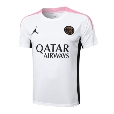 Camiseta de Entrenamiento Paris Saint-Germain Jordan 24-25 Blanco