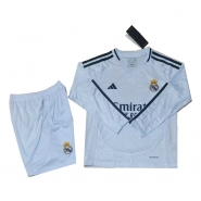 Manga Larga 1ª Equipacion Camiseta Real Madrid Nino 24-25 Manga Larga 1ª Equipacion Camiseta Real Madrid Nino 24-25