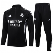 Chandal de Sudadera del Real Madrid 25-26 Negro Chandal de Sudadera del Real Madrid 25-26 Negro