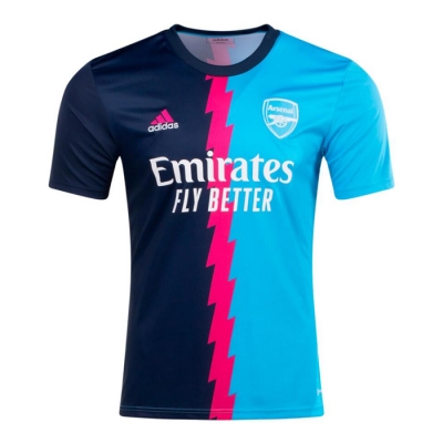 Camiseta Pre Partido del Arsenal 2023 Azul