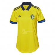 1ª Equipacion Camiseta Suecia Mujer 2020 1ª Equipacion Camiseta Suecia Mujer 2020
