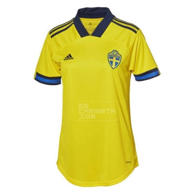 1ª Equipacion Camiseta Suecia Mujer 2020