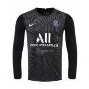 Manga Larga Camiseta Paris Saint-Germain Portero 20-21 Negro Manga Larga Camiseta Paris Saint-Germain Portero 20-21 Negro