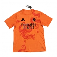 Tailandia Camiseta Real Madrid Dragon 24-25 Naranja Tailandia Camiseta Real Madrid Dragon 24-25 Naranja