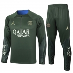 Chandal de Sudadera del Paris Saint-Germain Jordan 23-24 Verde Chandal de Sudadera del Paris Saint-Germain Jordan 23-24 Verde