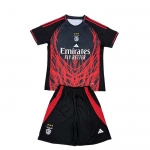 Camiseta Benfica Special Nino 25-26 Negro Rojo Camiseta Benfica Special Nino 25-26 Negro Rojo