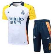 Chandal del Real Madrid Manga Corta 24-25 Blanco - Pantalon Corto Chandal del Real Madrid Manga Corta 24-25 Blanco - Pantalon Corto