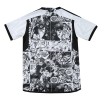Camiseta Japon Anime 24-25 Tailandia Negro y Blanco