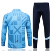 Chandal de Chaqueta del Manchester City 22-23 Azul Claro