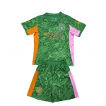 Camiseta Manchester City Portero Nino 25-26 Verde Camiseta Manchester City Portero Nino 25-26 Verde