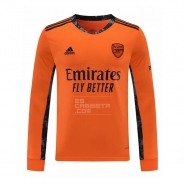Manga Larga Camiseta Arsenal Portero 20-21 Naranja Manga Larga Camiseta Arsenal Portero 20-21 Naranja