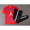 Chandal del Paris Saint-Germain Jordan Manga Corta 20/21 Rojo