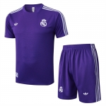 Chandal del Real Madrid Manga Corta 25-26 Purpura - Pantalon Corto Chandal del Real Madrid Manga Corta 25-26 Purpura - Pantalon Corto