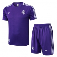 Chandal del Real Madrid Manga Corta 25-26 Purpura - Pantalon Corto