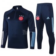Chandal de Sudadera del Ajax Nino 20-21 Azul Chandal de Sudadera del Ajax Nino 20-21 Azul
