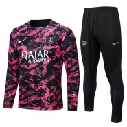 Chandal de Sudadera del Paris Saint-Germain 22-23 Negro y Rosa Chandal de Sudadera del Paris Saint-Germain 22-23 Negro y Rosa