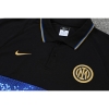 Camiseta Polo del Inter Milan 22-23 Negro y Azul