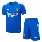 Chandal del Real Madrid Manga Corta 25-26 Azul Blanco - Pantalon Corto Chandal del Real Madrid Manga Corta 25-26 Azul Blanco - Pantalon Corto