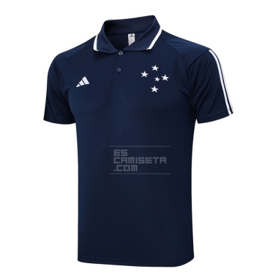Camiseta Polo del Cruzeiro 23-24 Azul
