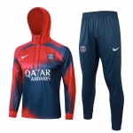 Chandal de Sudadera del Paris Saint-Germain 23-24 Rojo y Azul Chandal de Sudadera del Paris Saint-Germain 23-24 Rojo y Azul