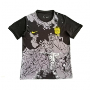 Camiseta Brasil Jesus 25-26 Tailandia Negro Gris