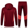 Chandal de Sudadera del Manchester United Nino 23-24 Rojo Oscuro
