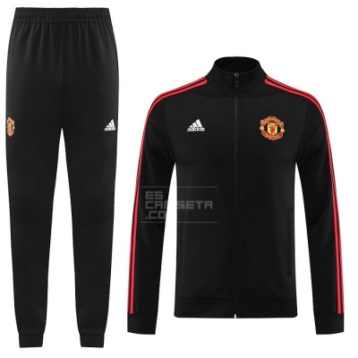 Chandal de Chaqueta del Manchester United 23-24 Negro