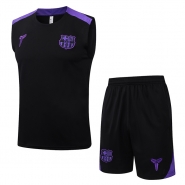 Chandal del Barcelona Sin Mangas 25-26 Negro Purpura Chandal del Barcelona Sin Mangas 25-26 Negro Purpura