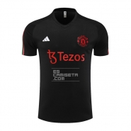 Camiseta de Entrenamiento Manchester United 23-24 Negro