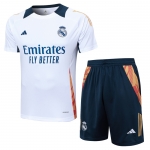 Chandal del Real Madrid Manga Corta 2024-25 Blanco - Pantalon Corto Chandal del Real Madrid Manga Corta 2024-25 Blanco - Pantalon Corto