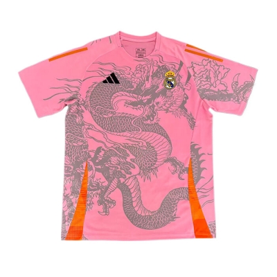 Camiseta Real Madrid Dragon 25-26 Tailandia Rosa