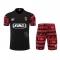 Chandal del AC Milan Manga Corta 22-23 Negro - Pantalon Corto Chandal del AC Milan Manga Corta 22-23 Negro - Pantalon Corto