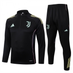 Chandal de Sudadera del Juventus 25-26 Negro Chandal de Sudadera del Juventus 25-26 Negro