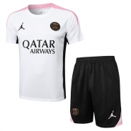 Chandal del Paris Saint-Germain Jordan Manga Corta 24-25 Blanco - Pantalon Corto Chandal del Paris Saint-Germain Jordan Manga Corta 24-25 Blanco - Pantalon Corto