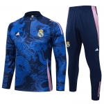 Chandal de Sudadera del Real Madrid Dragon 24-25 Azul Chandal de Sudadera del Real Madrid Dragon 24-25 Azul