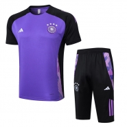 Chandal del Alemania Manga Corta 2024-25 Purpura - Pantalon Corto
