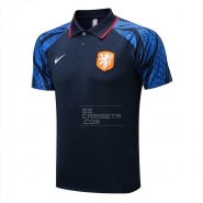 Camiseta Polo del Paises Bajos 22-23 Azul