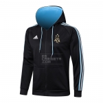 Chaqueta con Capucha del Argentina 22-23 Negro Chaqueta con Capucha del Argentina 22-23 Negro