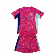Camiseta Manchester City Portero Nino 25-26 Rosa Camiseta Manchester City Portero Nino 25-26 Rosa