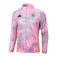 Chaqueta del Real Madrid Dragon 24-25 Rosa Chaqueta del Real Madrid Dragon 24-25 Rosa