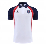 Camiseta Polo del Paris Saint-Germain Jordan 2022-23 Blanco