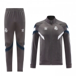 Chandal de Chaqueta del Real Madrid 2024-25 Gris Chandal de Chaqueta del Real Madrid 2024-25 Gris